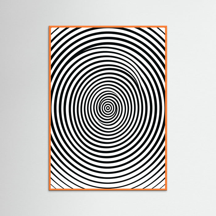 Orange Wood Rippling Contours