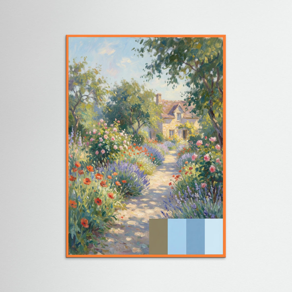 Orange Wood River Serenity