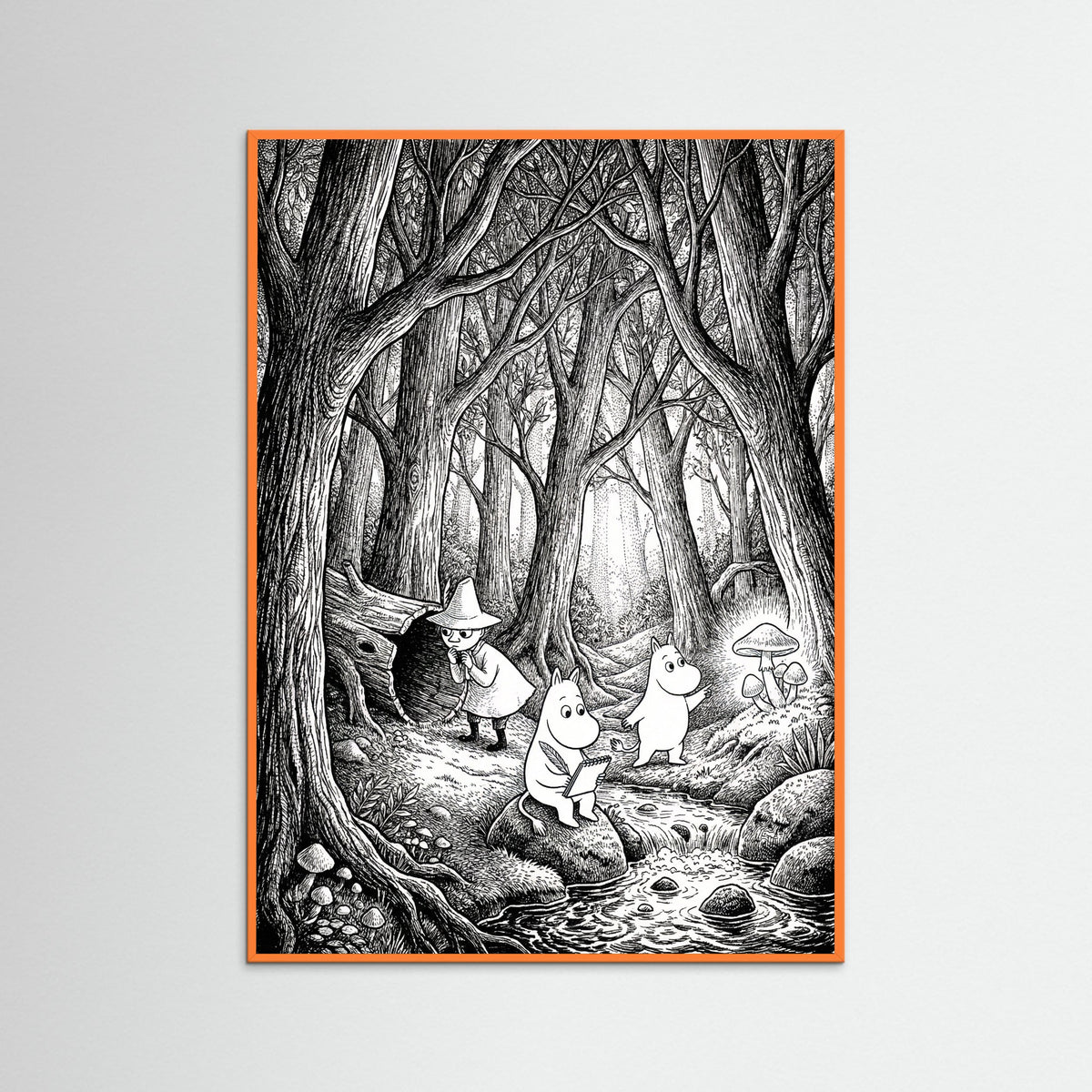 Orange Wood Rocky Shoreline Adventure