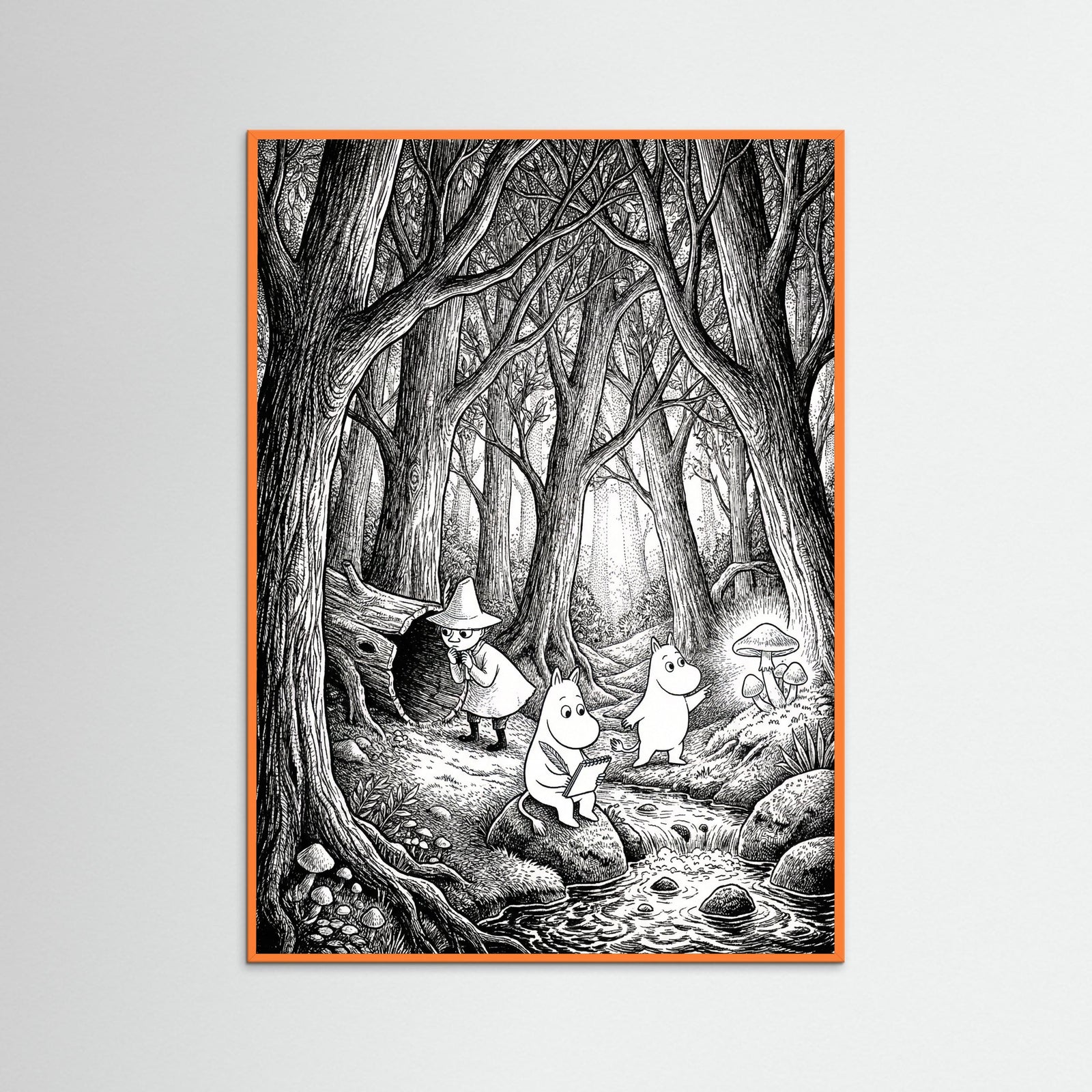 Orange Wood Rocky Shoreline Adventure