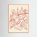 Orange Wood Rose Club Soire Beige