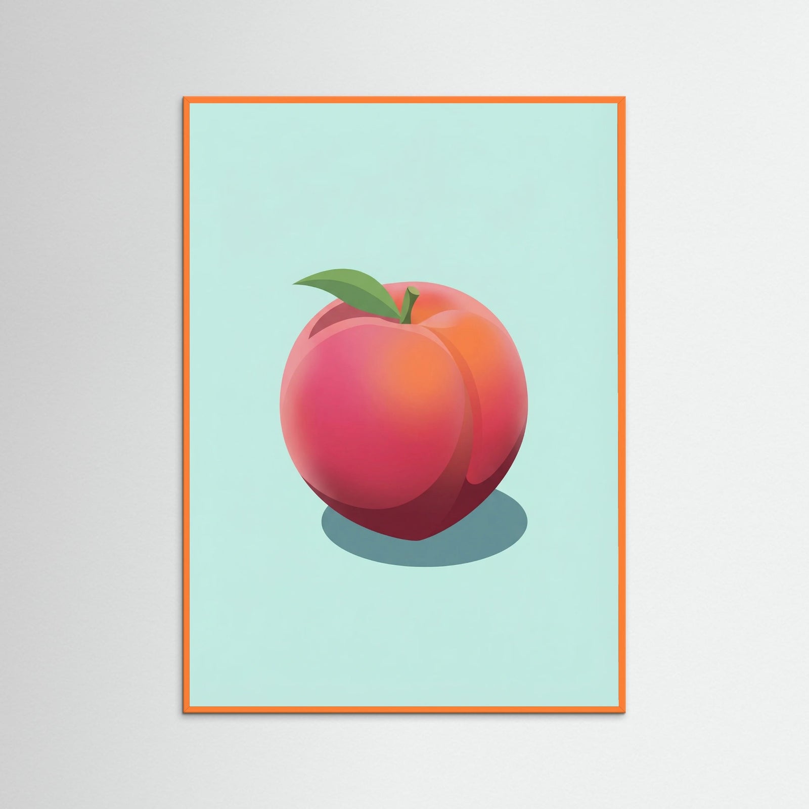 Orange Wood Ruby Cherries
