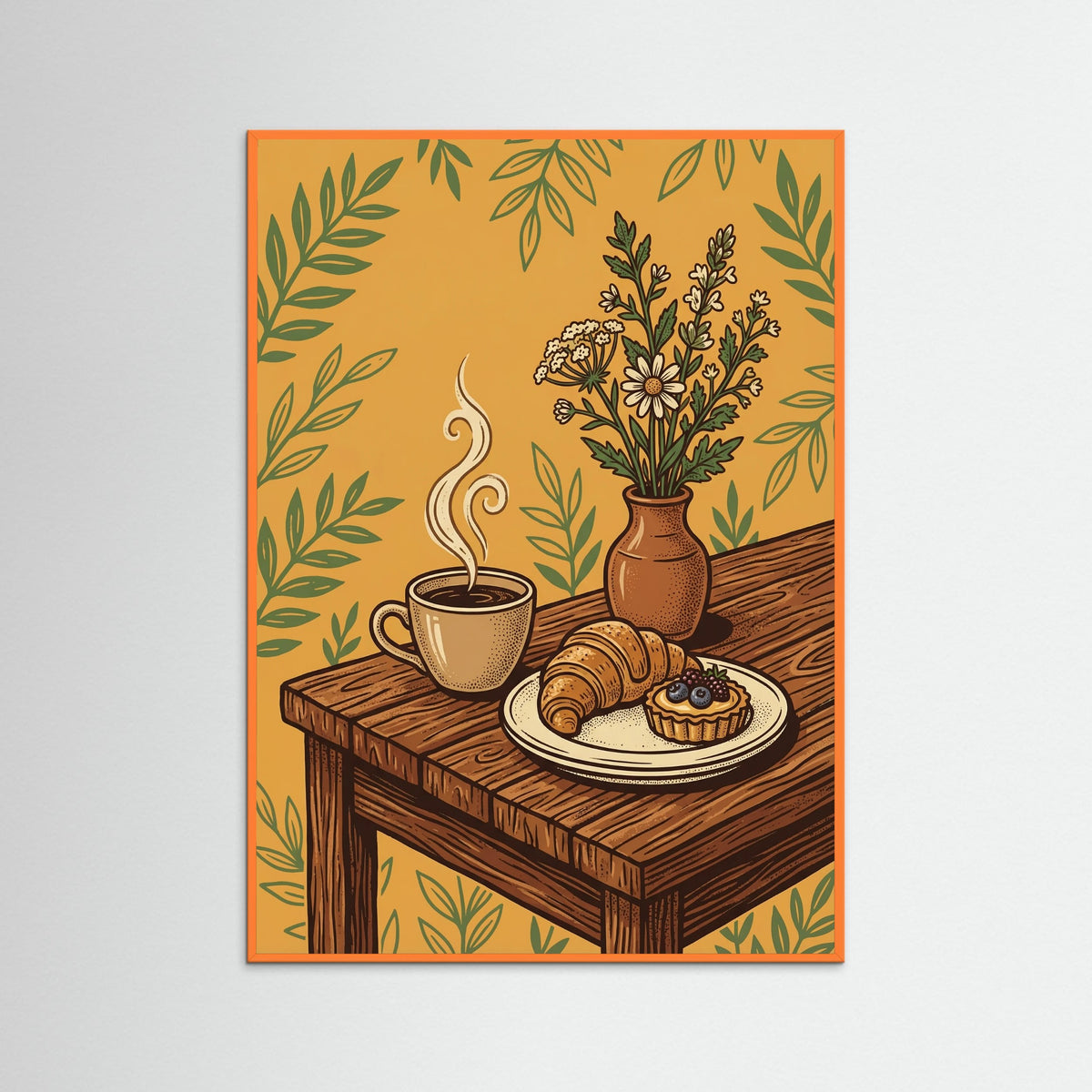 Orange Wood Rustic Provisions
