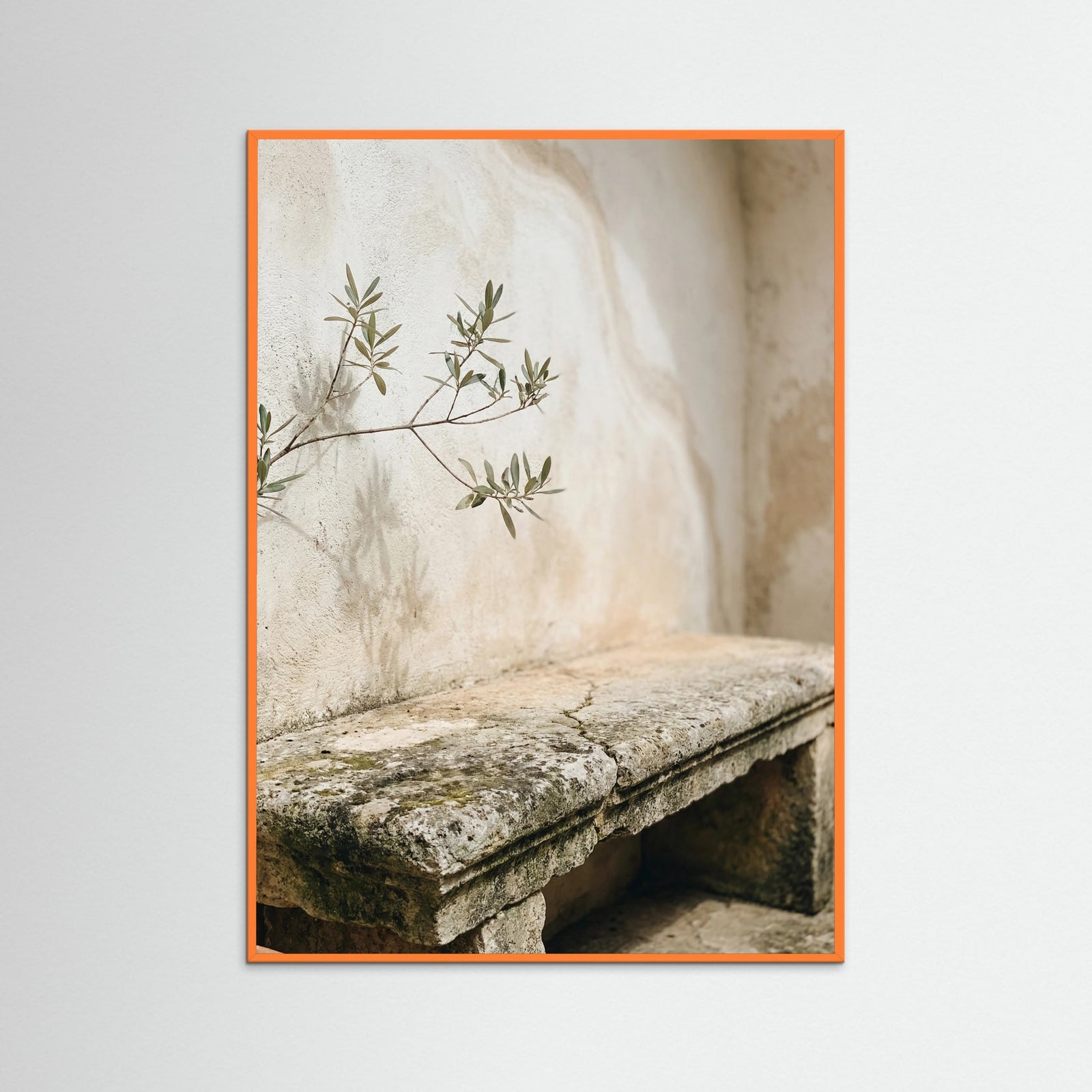 Orange Wood Rustic Serenity