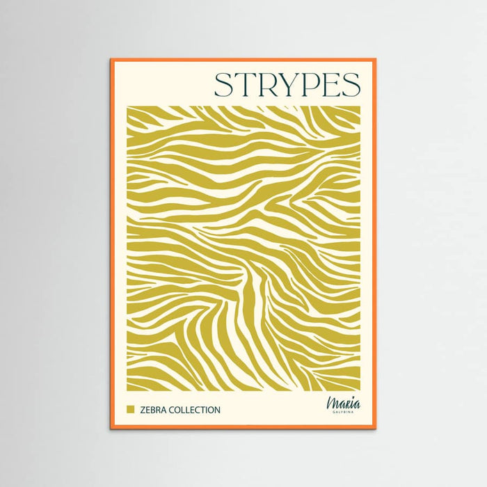 STRIPES. Zebra Collection Poster – plakat og kunsttryk