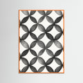 Orange Wood SUN MOON Poster