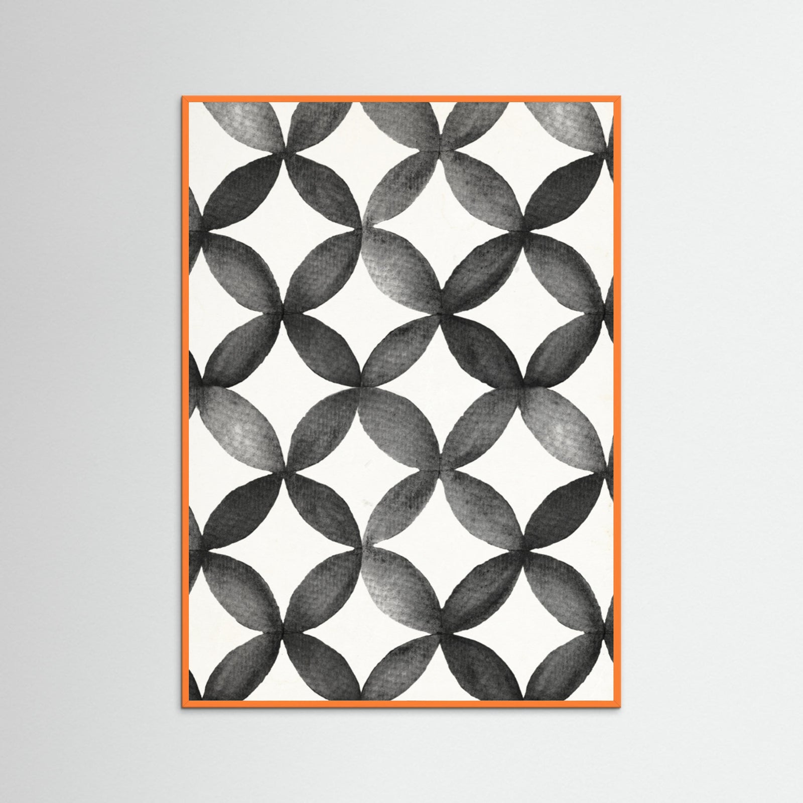 Orange Wood SUN MOON Poster