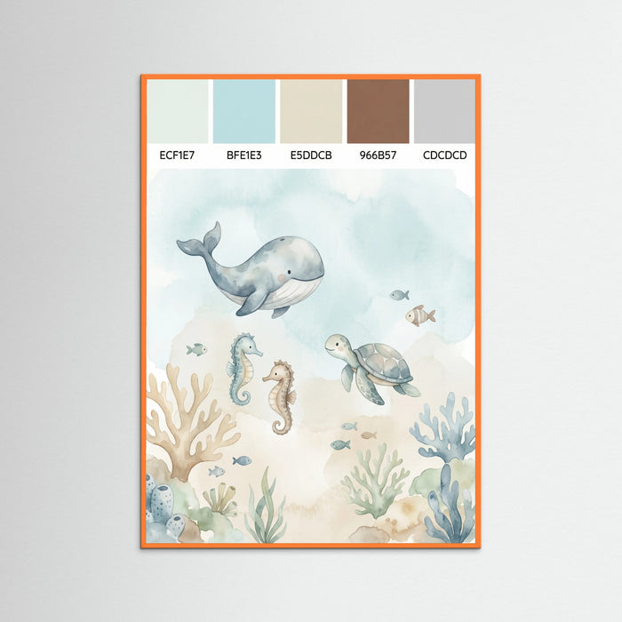 Orange Wood Safari Sky Journey