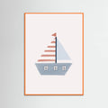 Sailing Boat Poster – plakat og kunsttryk