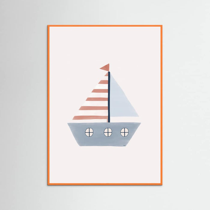 Sailing Boat Poster – plakat og kunsttryk