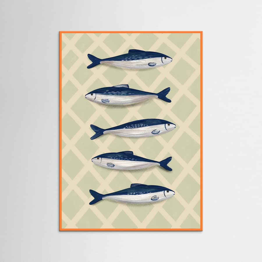 Sardines Poster – poster and art print