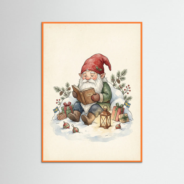Orange Wood Scandinavian Holiday Gnomes