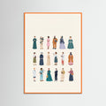 Orange Wood Screen Queens