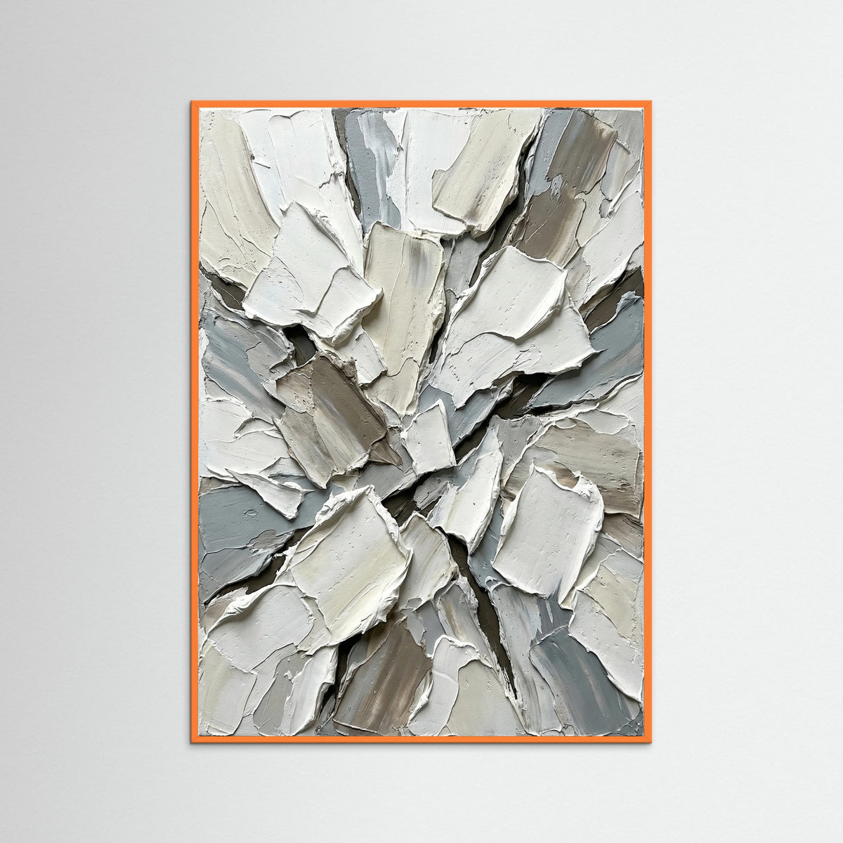 Orange Wood Sculpted Whites