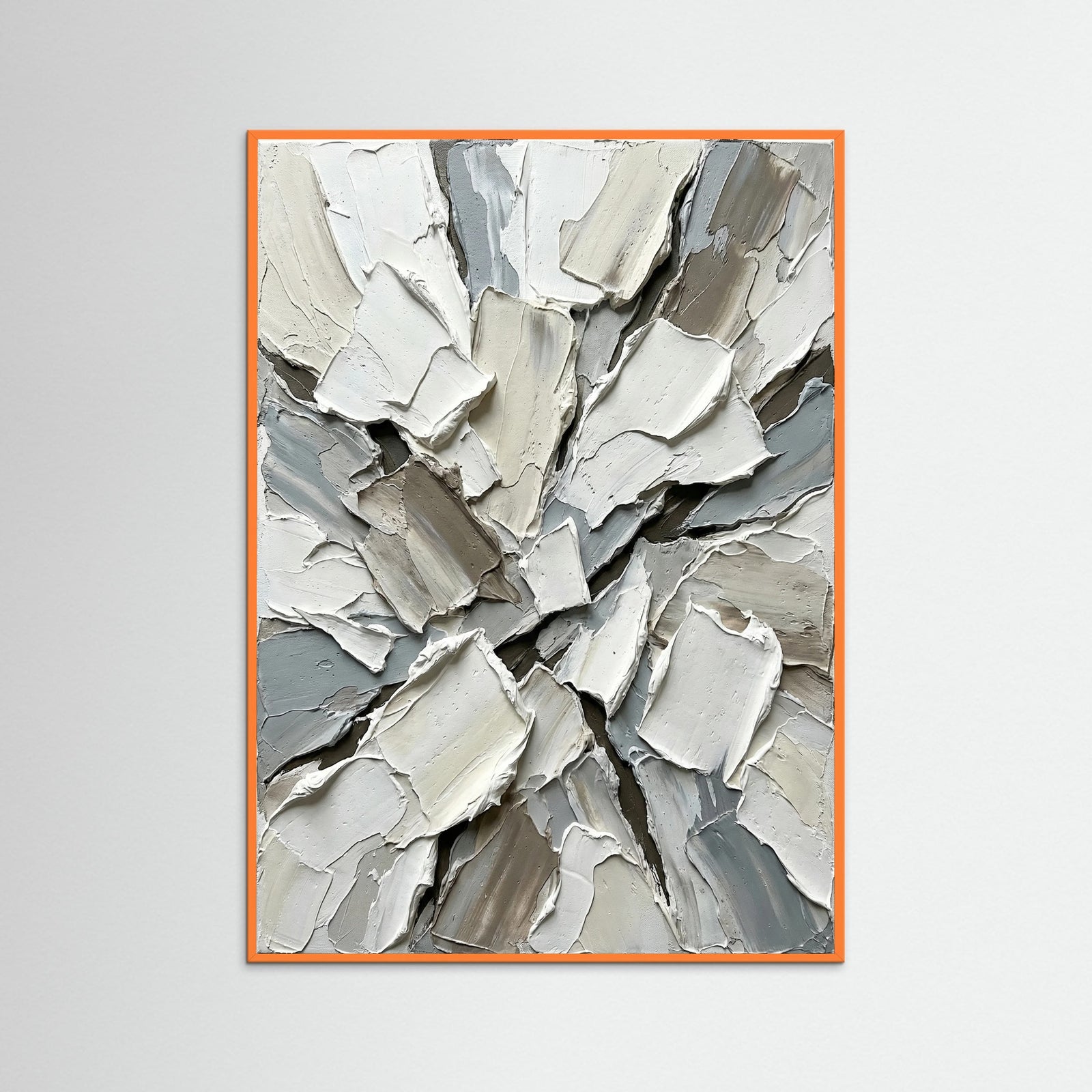 Orange Wood Sculpted Whites