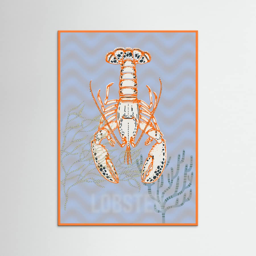 Póster Sea life lobster Neptune's joy – póster e impresión artística