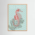 Sea life sea horse Neptune's joy Poster – poster and art print