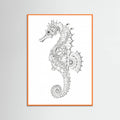 Seahorse 3 Poster – plakat og kunsttryk