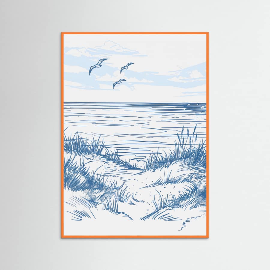 Poster Seascape Sketch – poster e stampa artistica