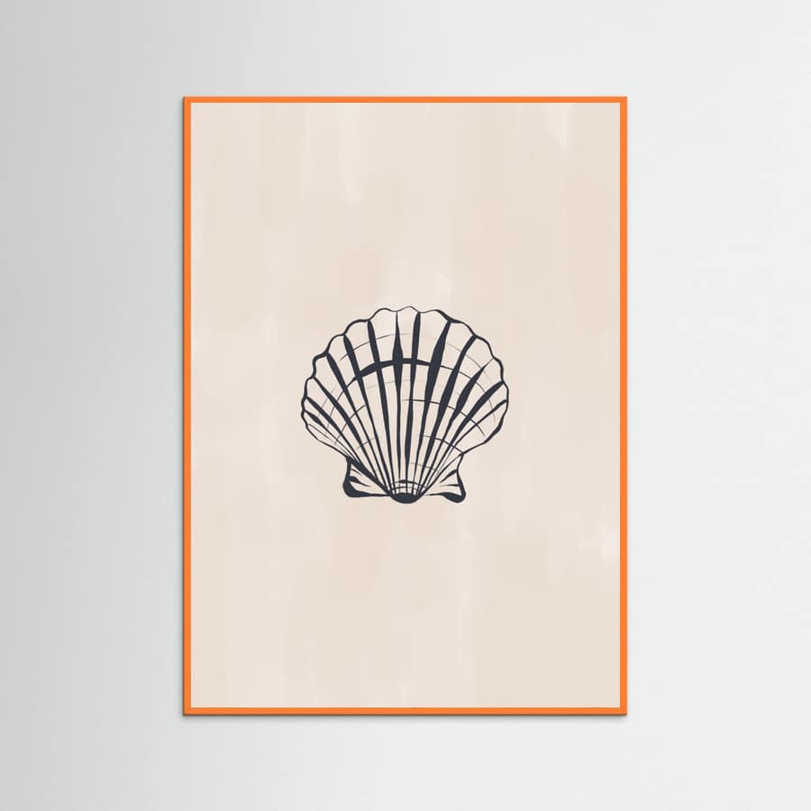 Seashell Poster – plakat og kunsttryk