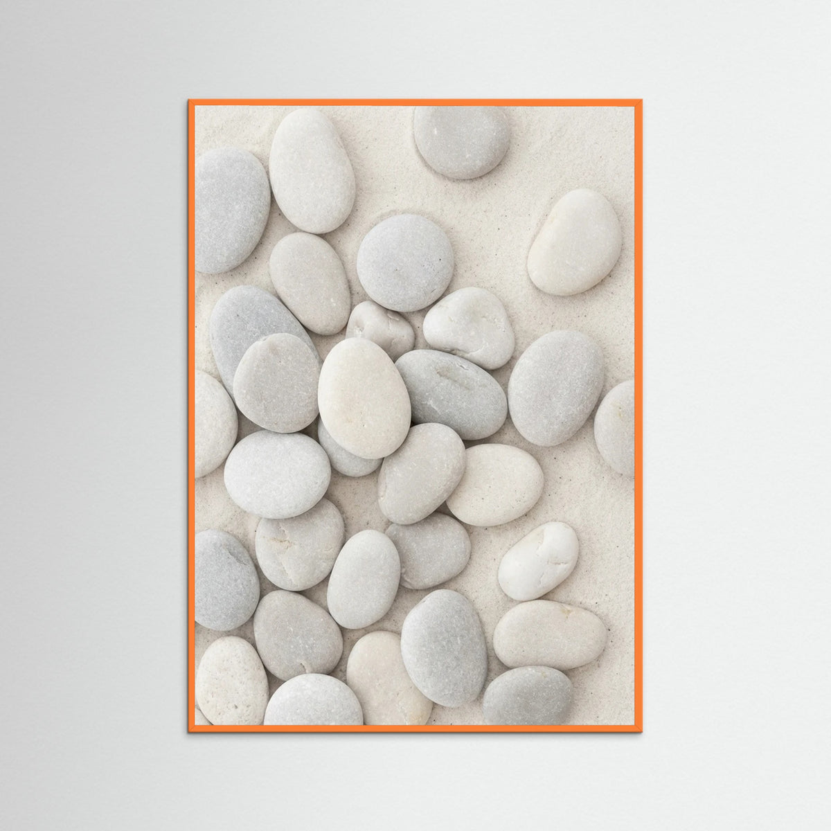 Orange Wood Seashell Serenity