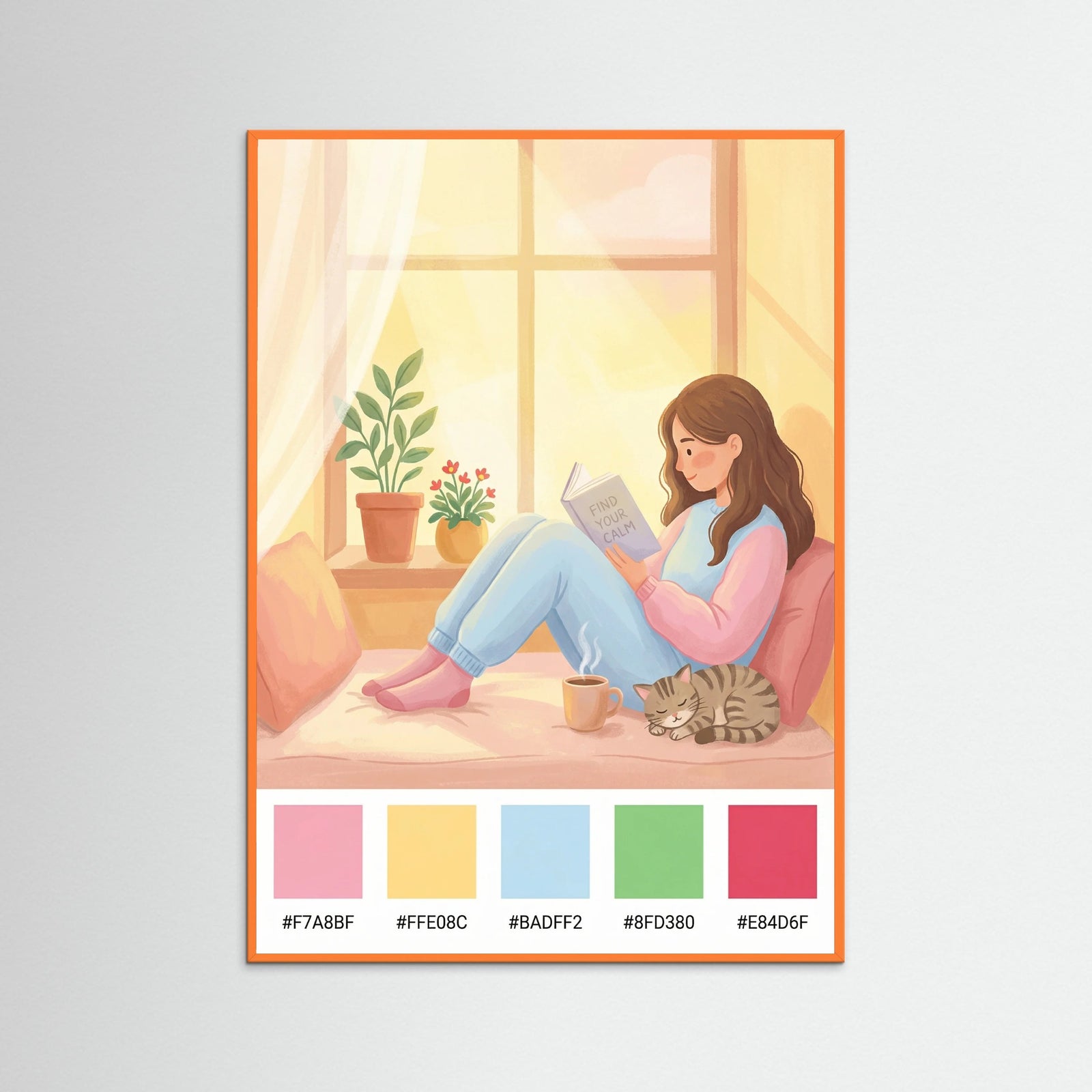 Orange Wood Self Care Serenity