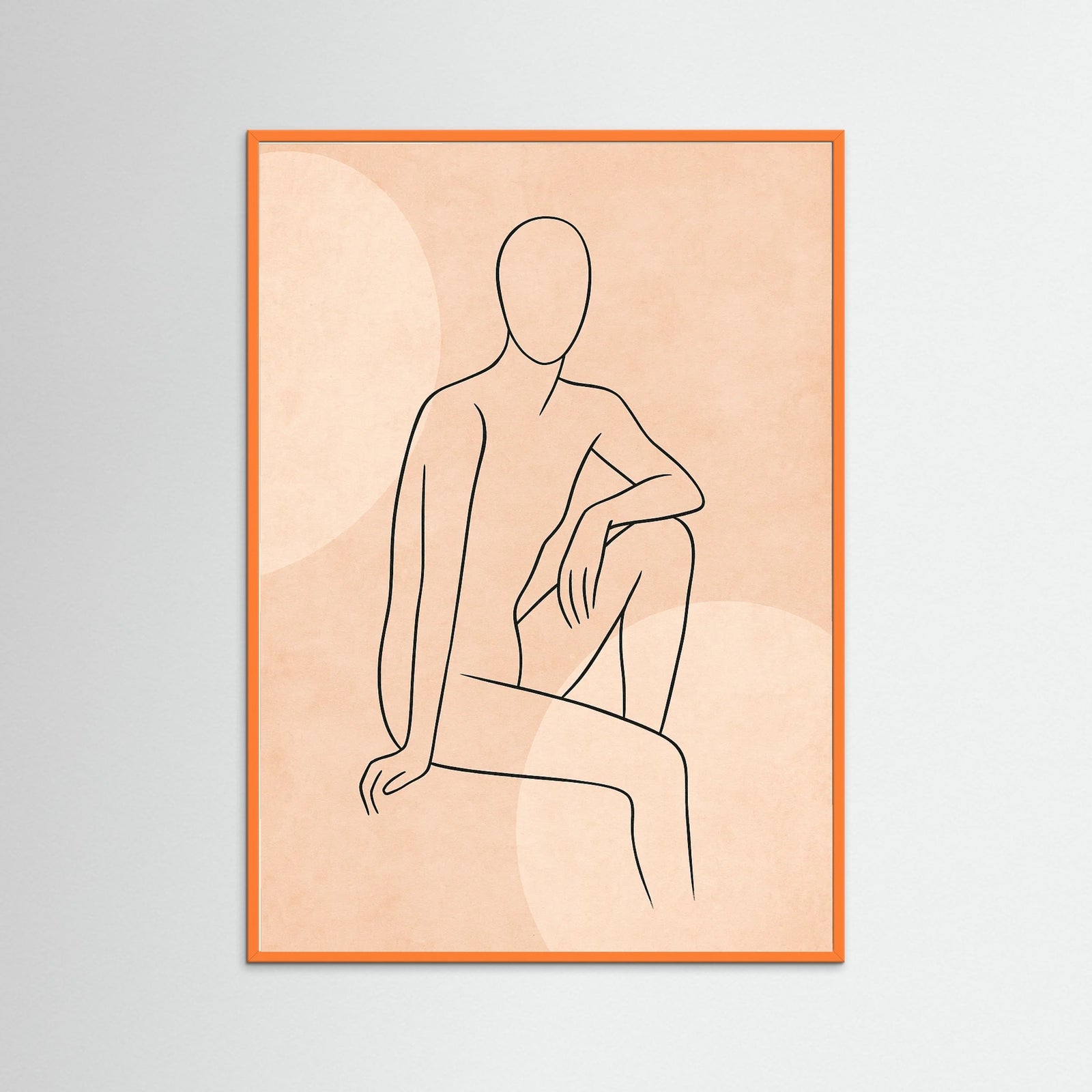 Orange Wood Serene Contour