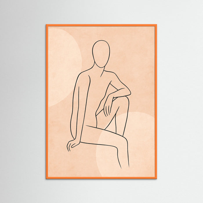 Orange Wood Serene Contour