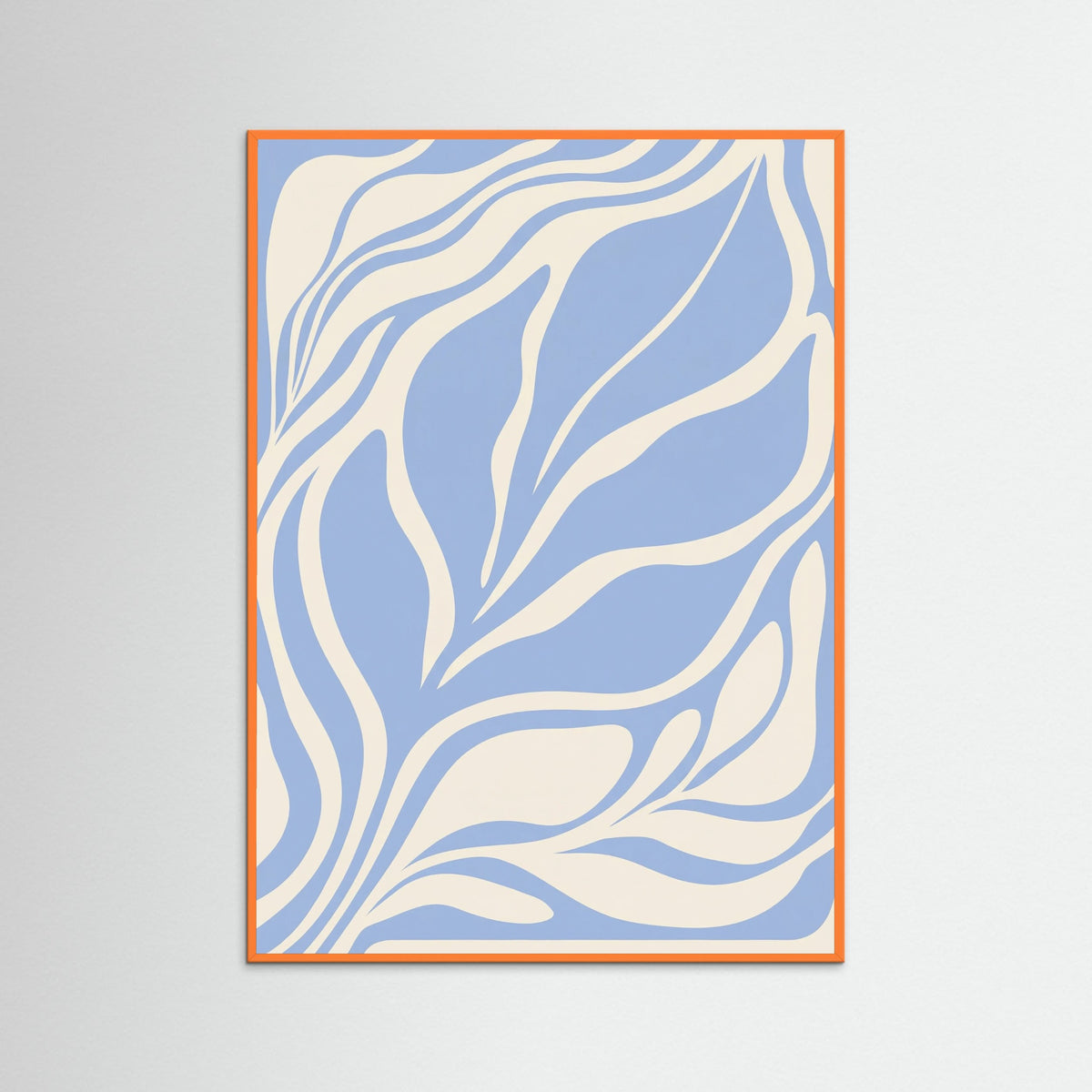 Orange Wood Serene Flow