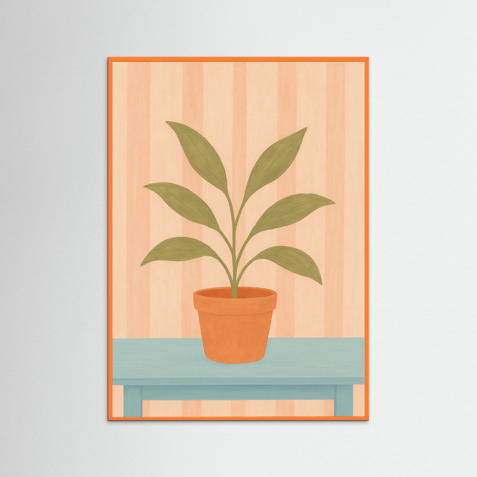 Orange Wood Serene Moments