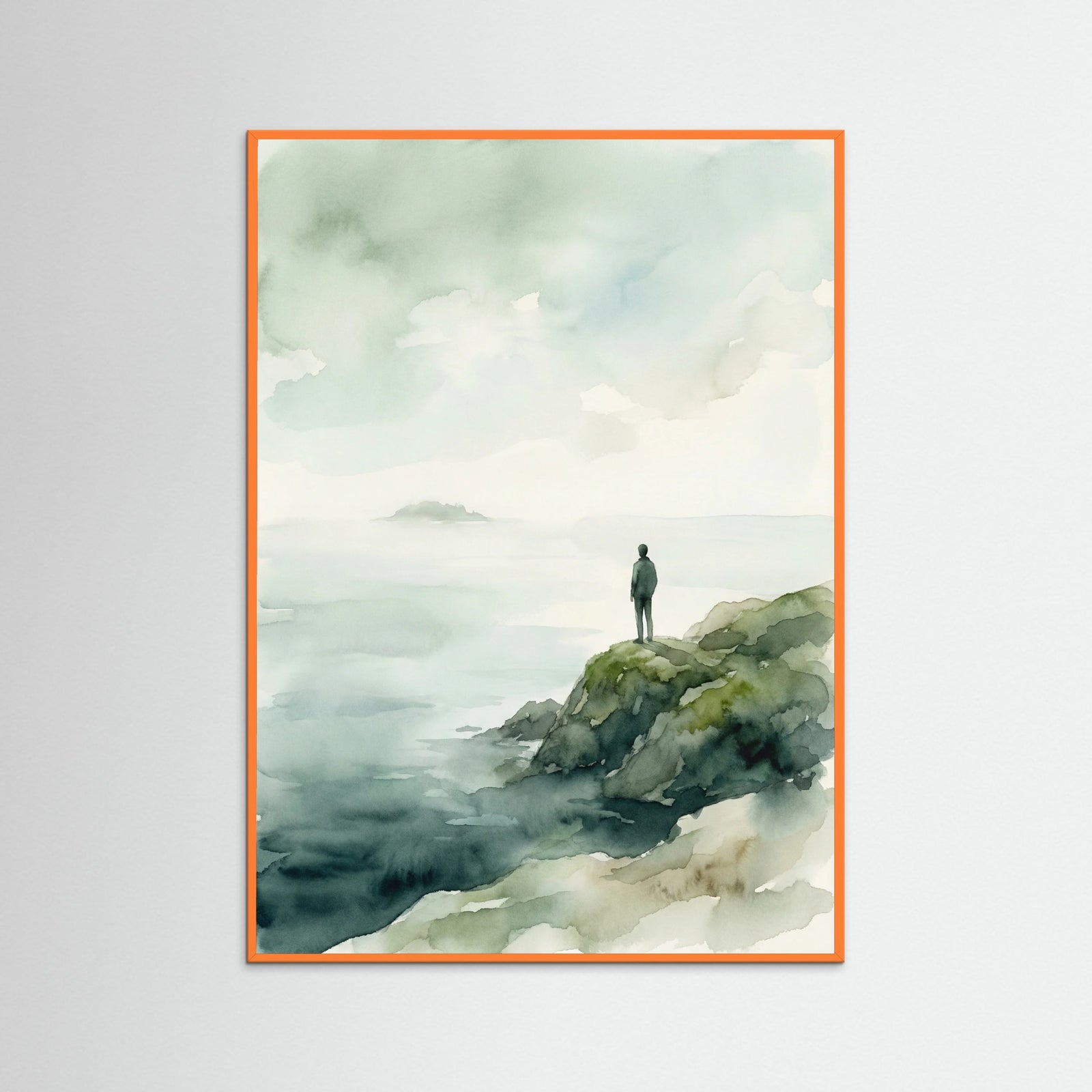 Orange Wood Serene Sail Journey