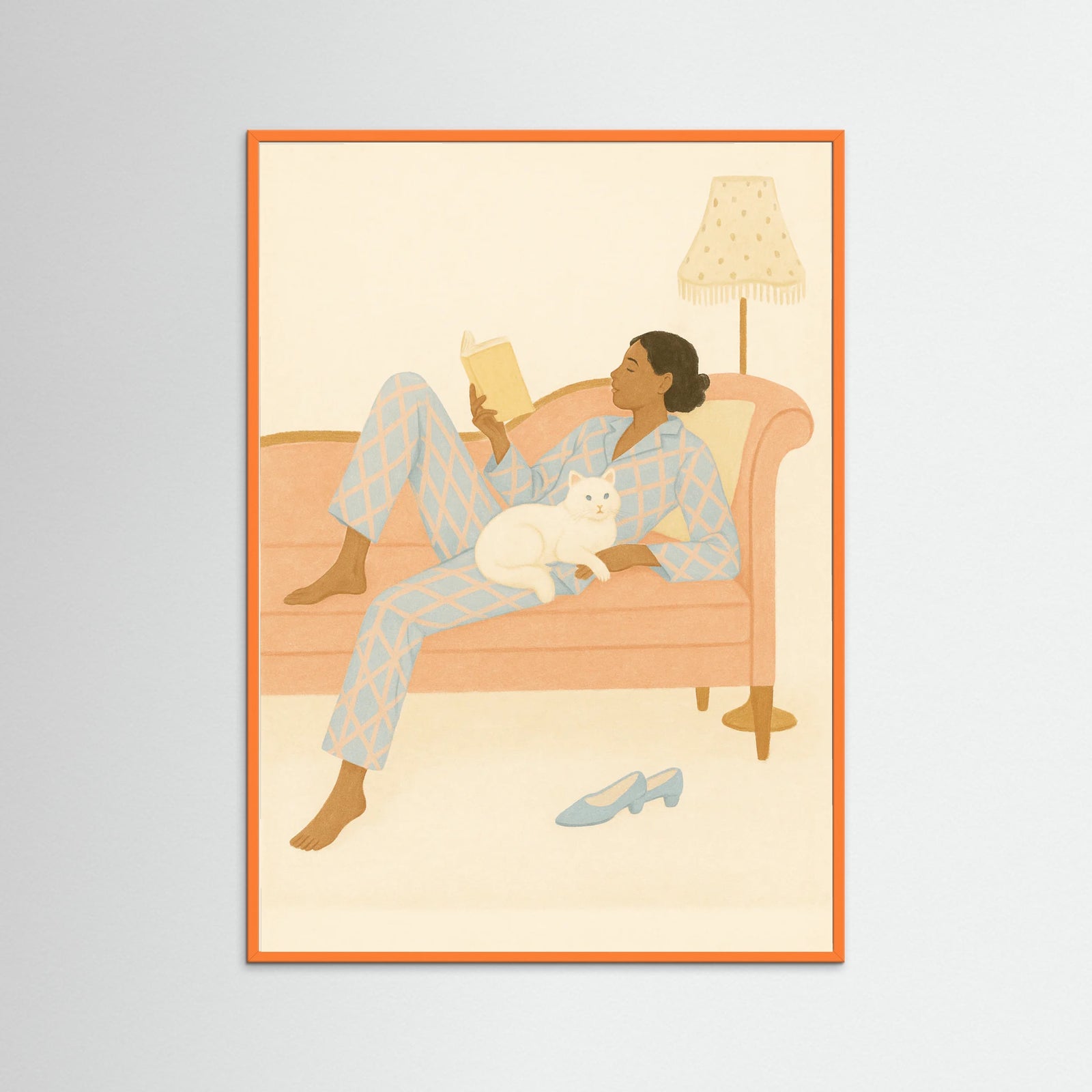 Orange Wood Serene Saturday