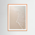 Orange Wood Serene Shoreline