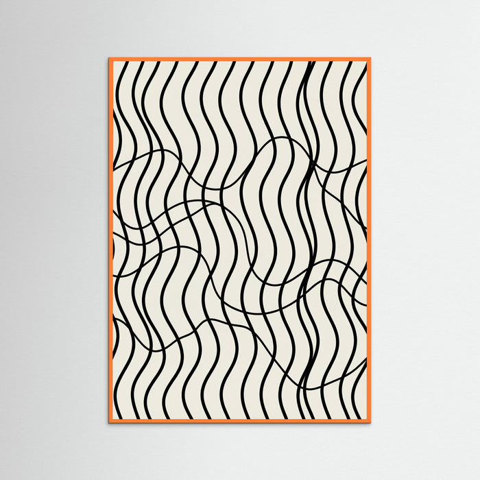 Orange Wood Serpentine Flow
