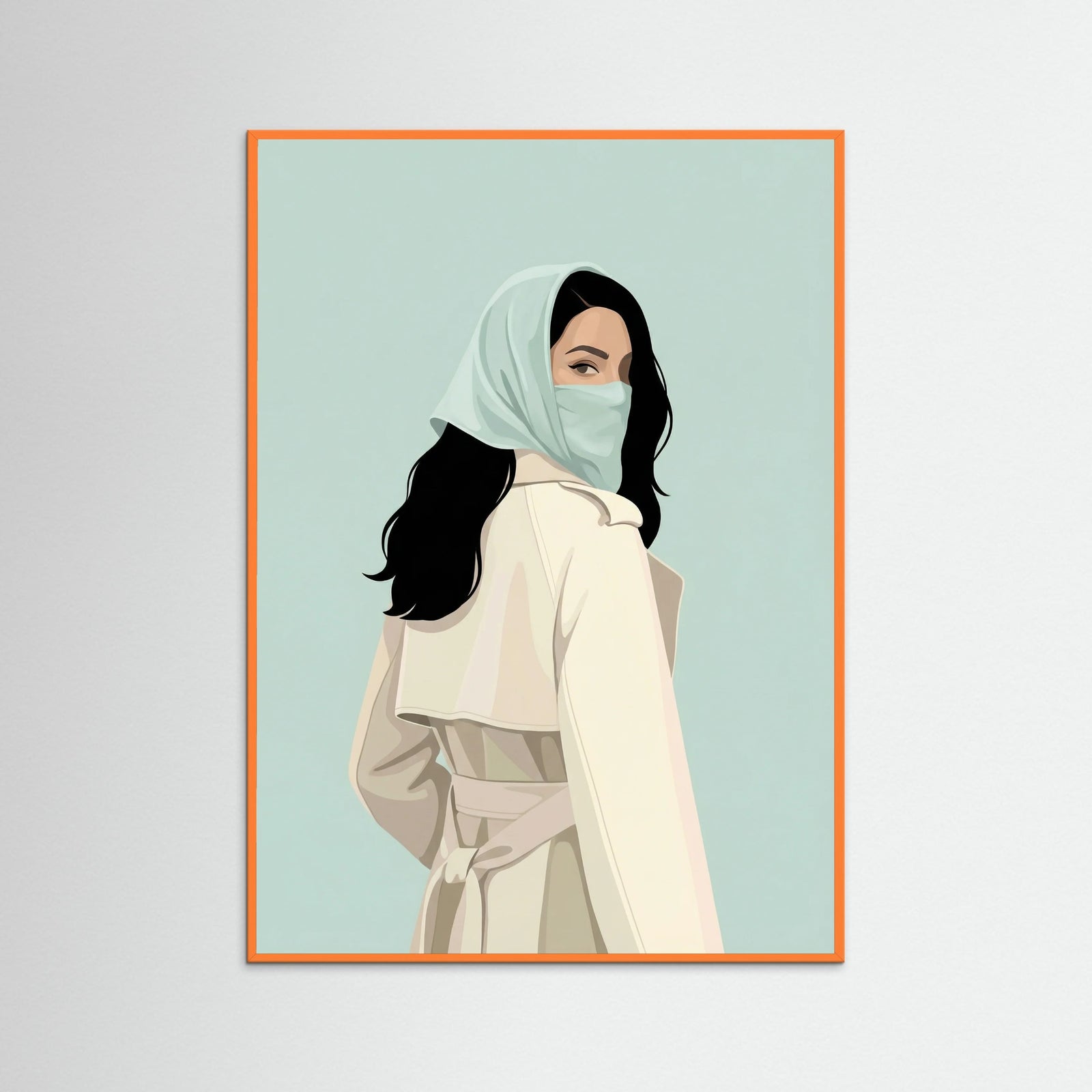 Orange Wood Shaded Allure