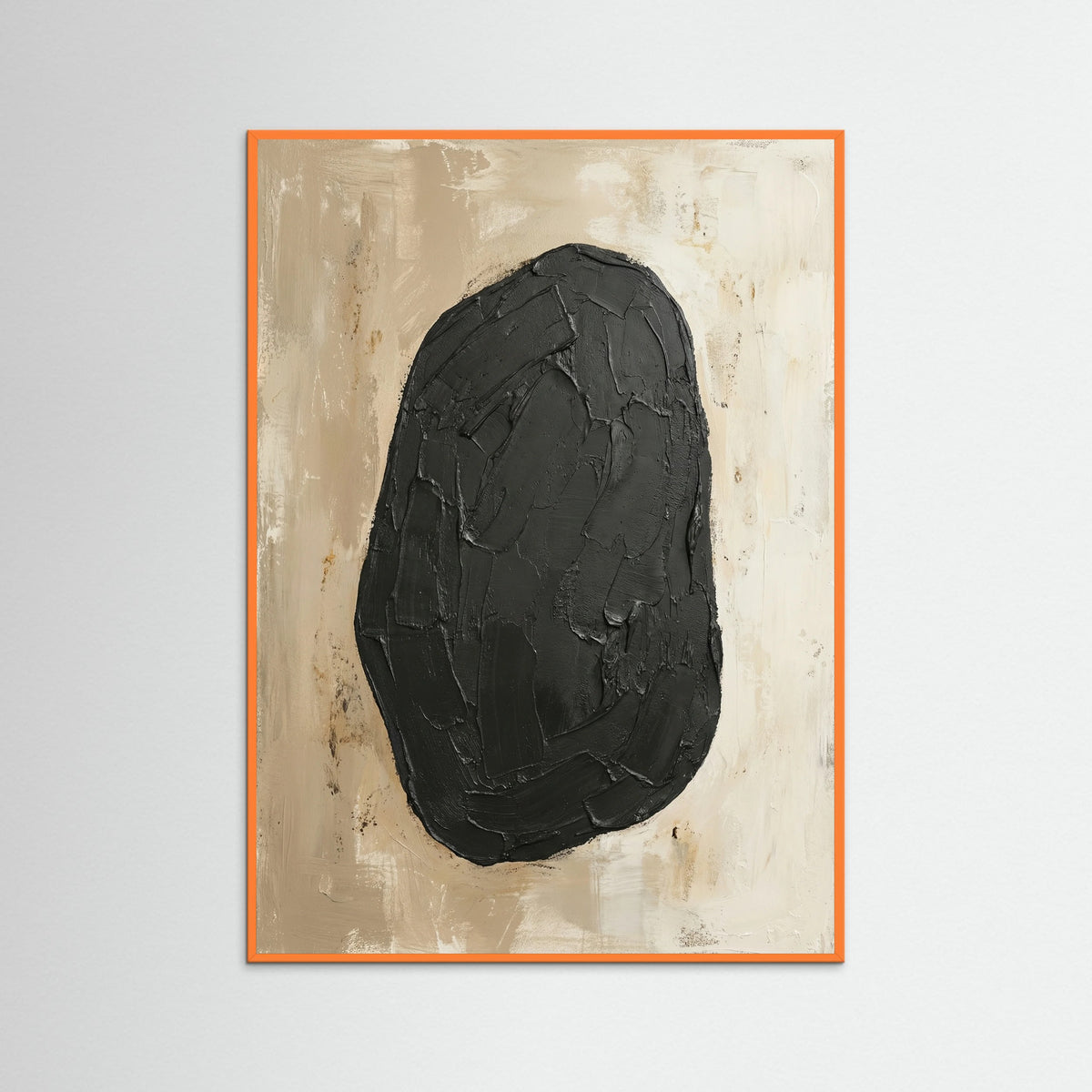 Orange Wood Shadowed Forms
