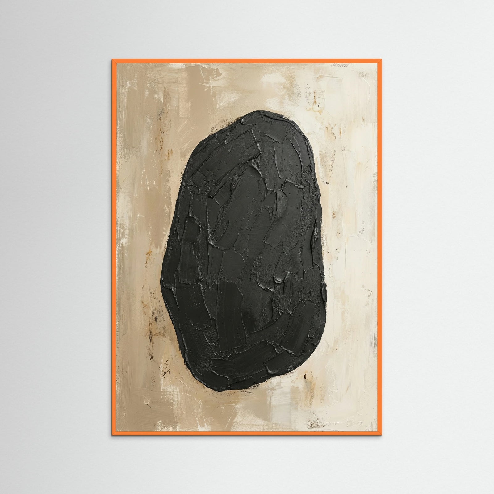 Orange Wood Shadowed Forms