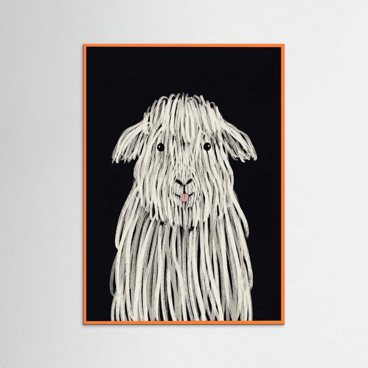 Orange Wood Shaggy Friend