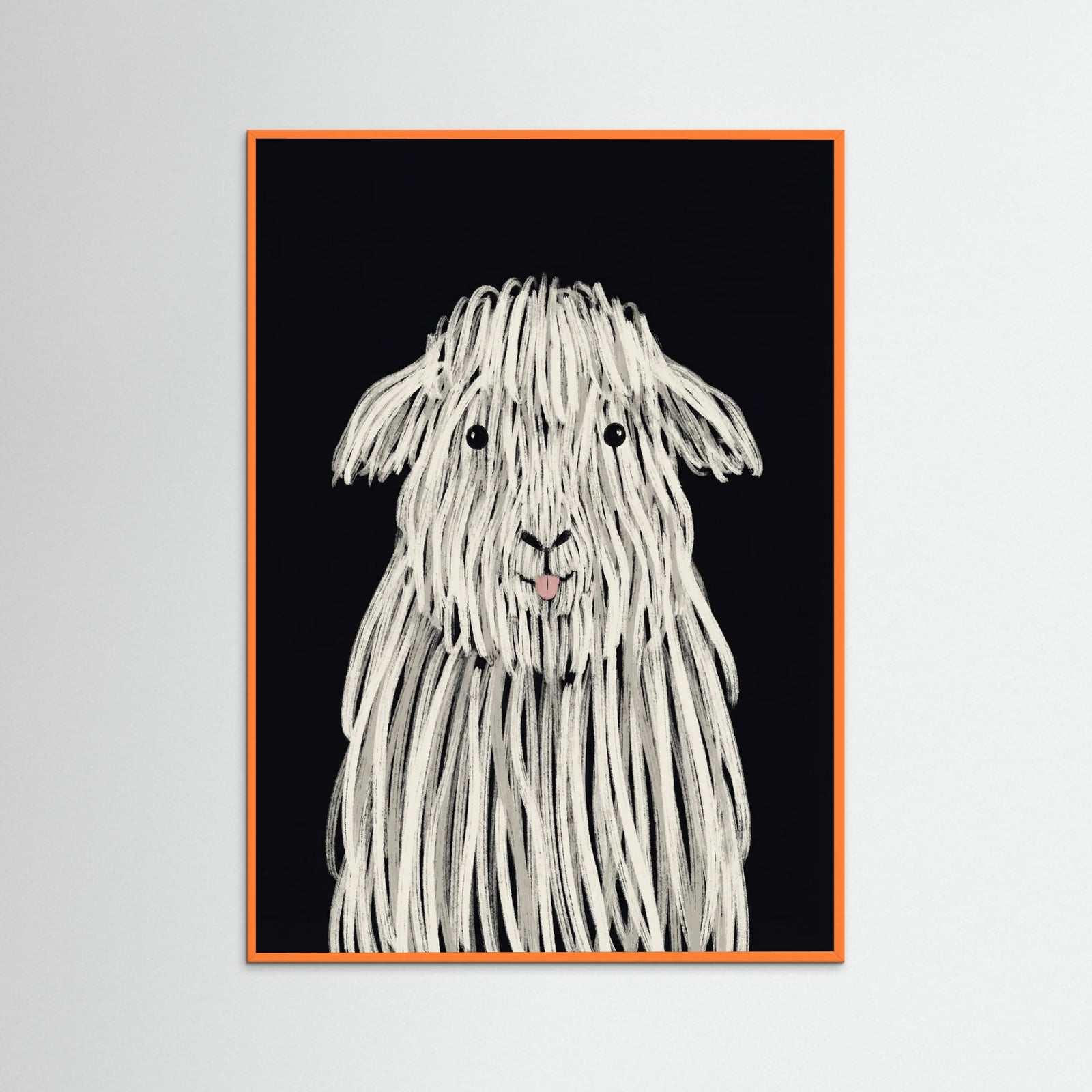 Orange Wood Shaggy Friend