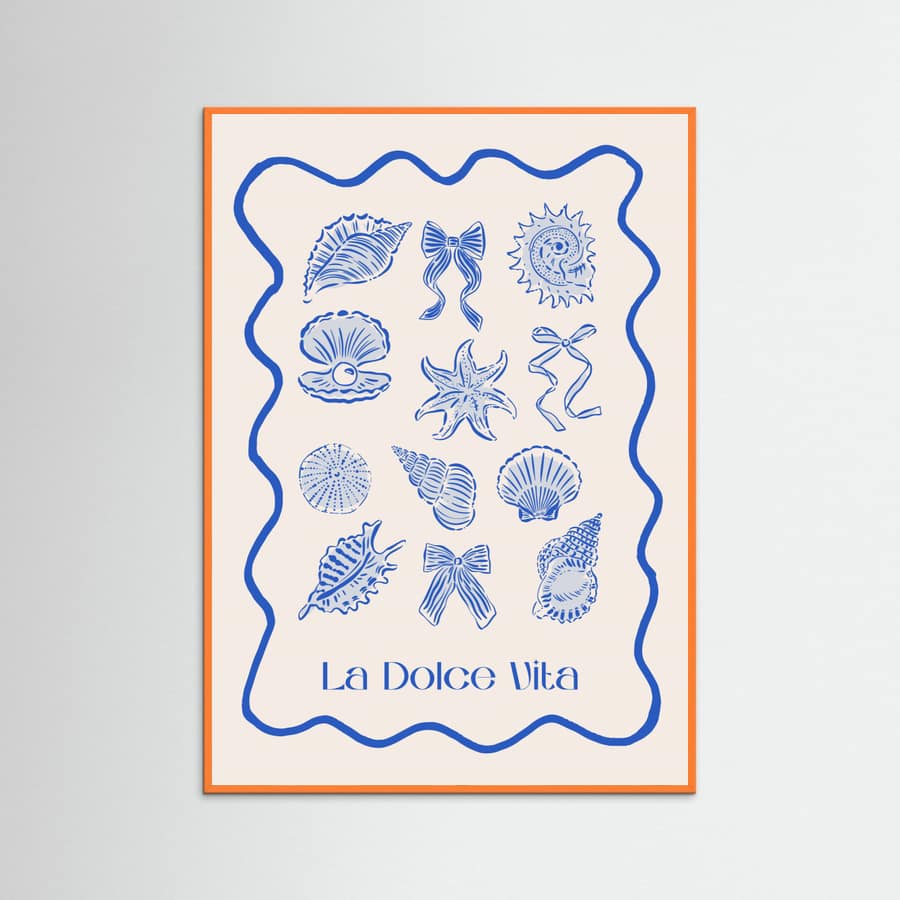 Shells & Bows Poster – poster och konsttryck