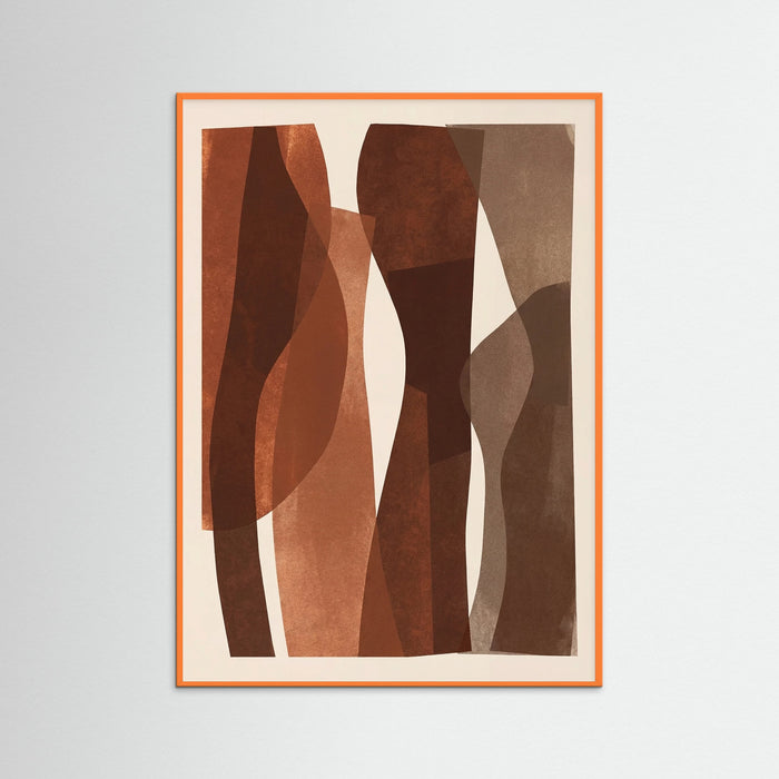 Orange Wood Sienna Flow