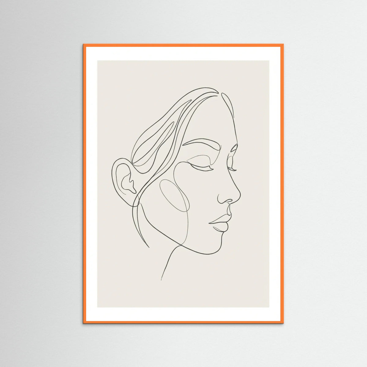 Orange Wood Silent Contemplation