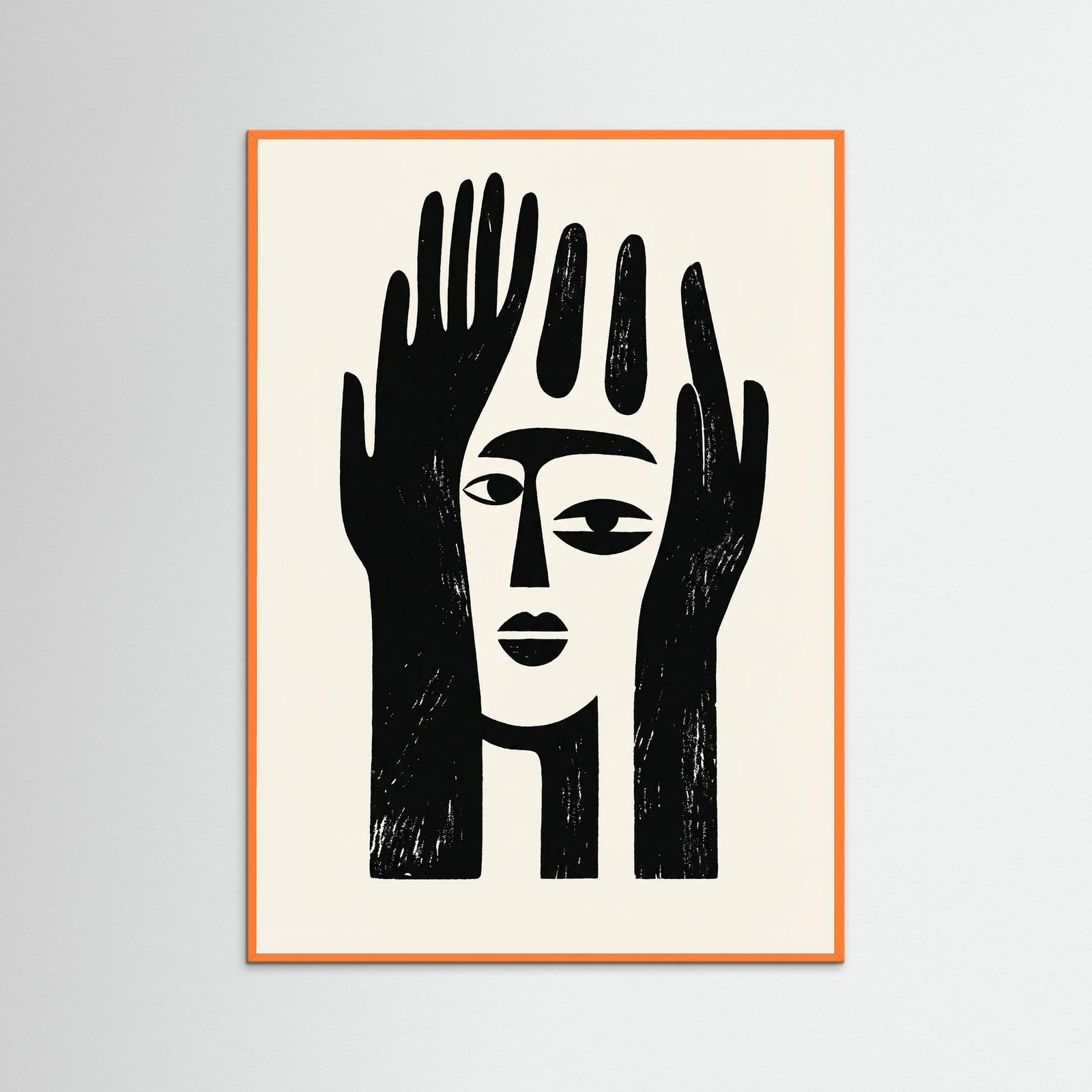 Orange Wood Silent Embrace