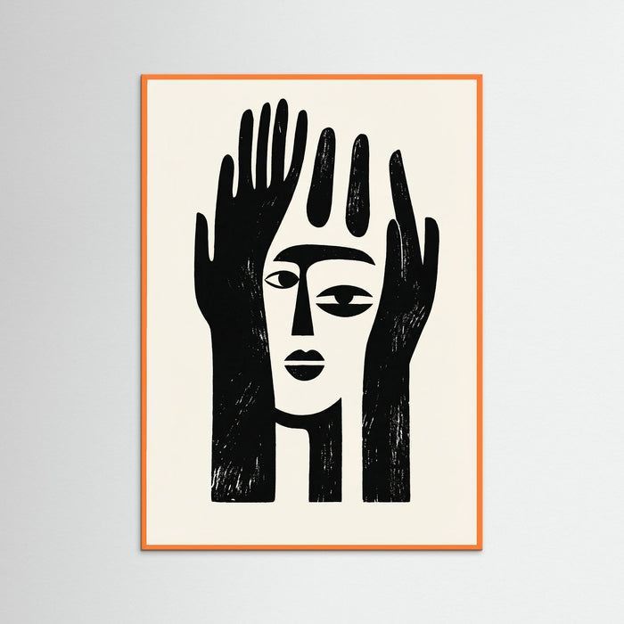 Orange Wood Silent Embrace