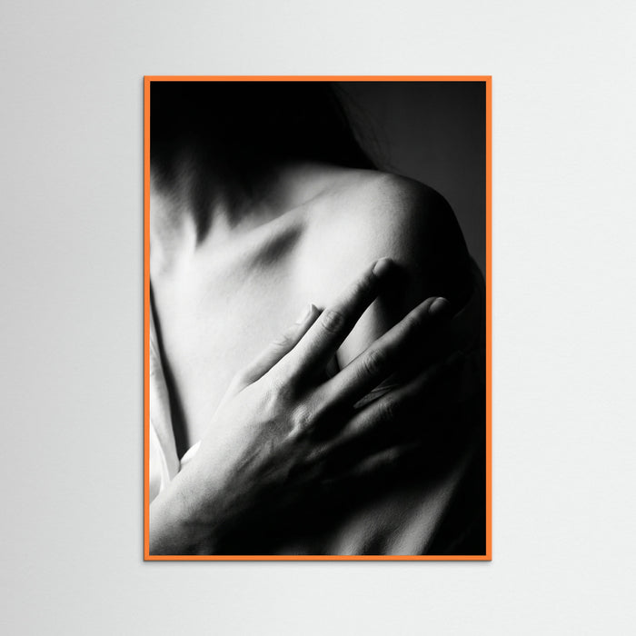 Orange Wood Silent Gaze