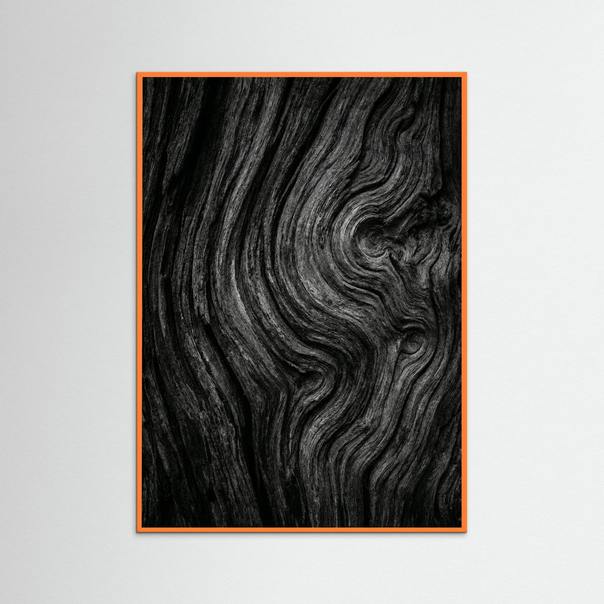 Orange Wood Silent Leaves