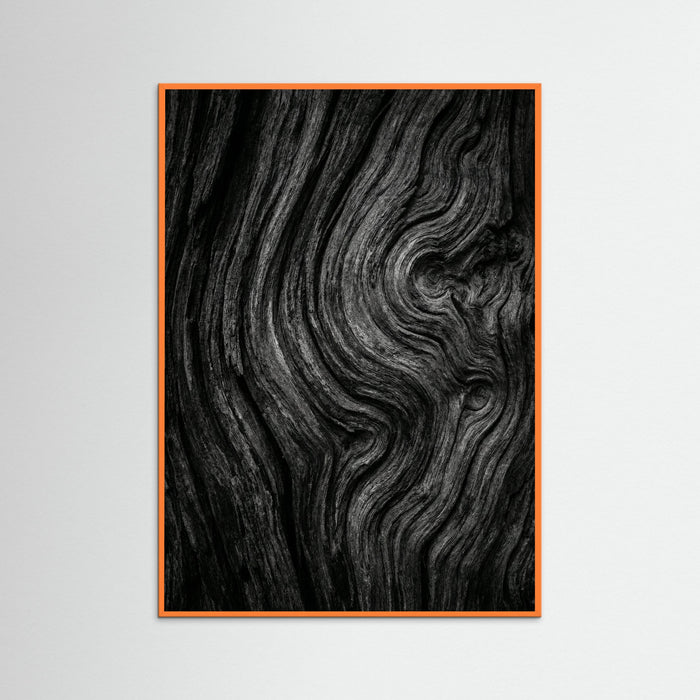 Orange Wood Silent Leaves