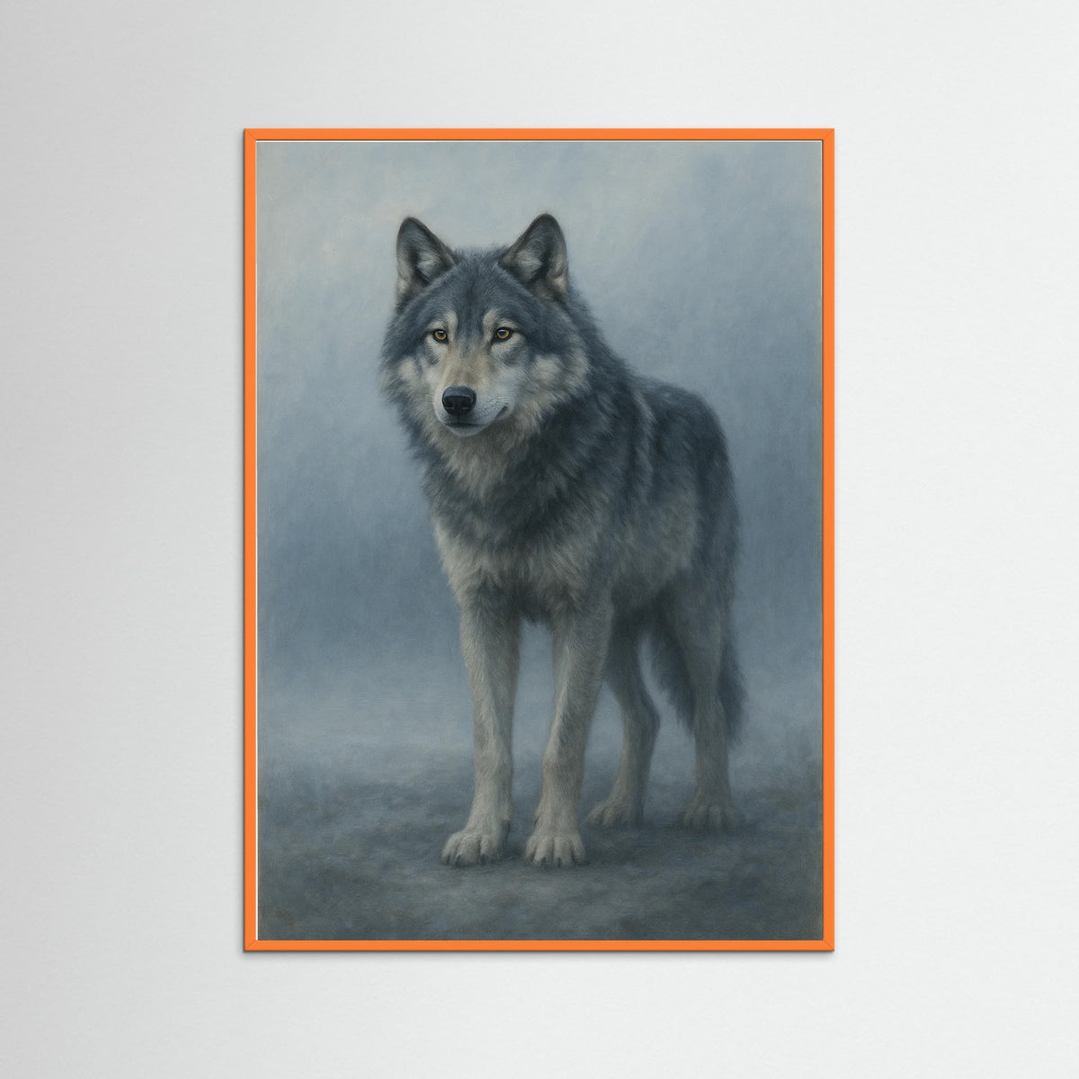 Orange Wood Silent Observer