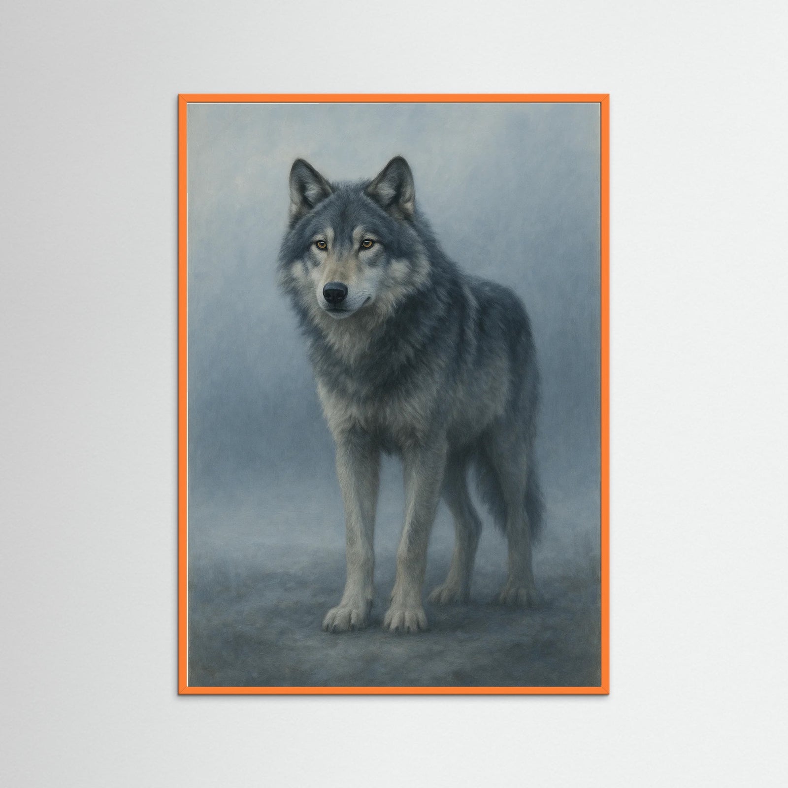 Orange Wood Silent Observer