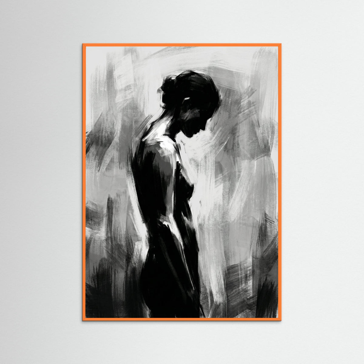 Orange Wood Silent Reflection